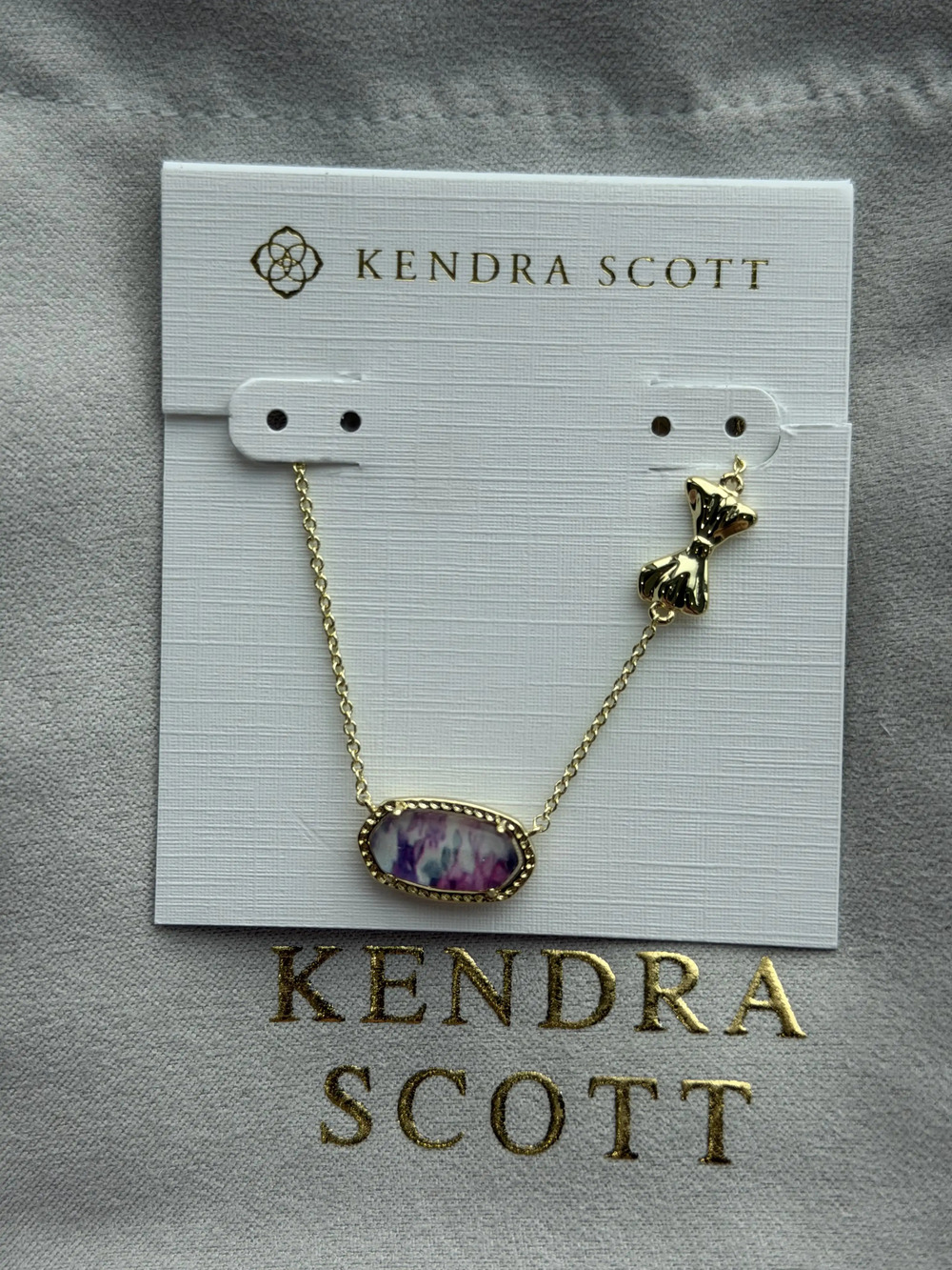 Kendra Scott White Pendant Necklace